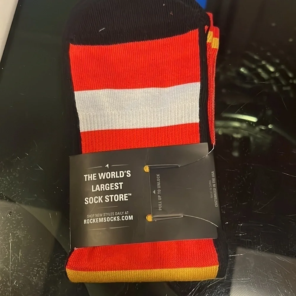 Rock ‘Em Houston EST 1837 socks